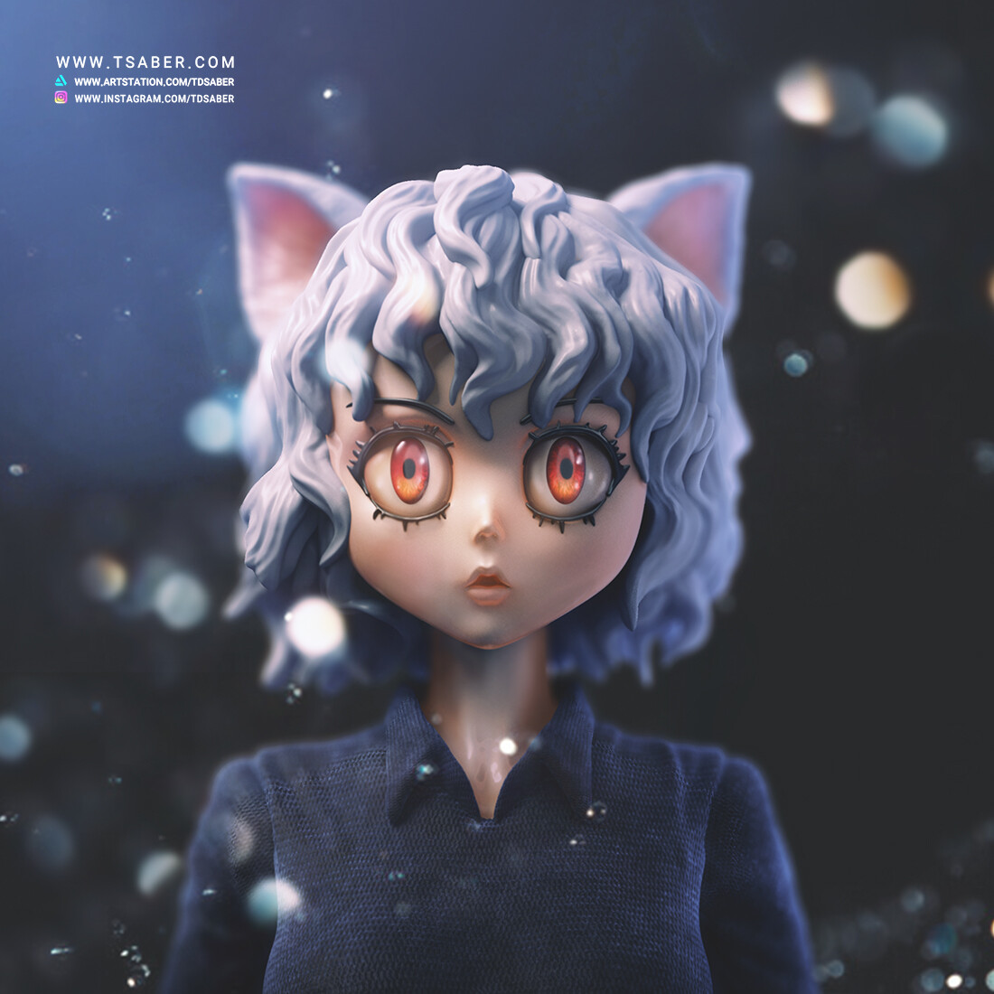 Taregh Saber Pitou Hunter X Hunter Anime 3d Statue Tsaber Taregh Saber Pitou Hunter X Hunter Anime 3d Statue Tsaber