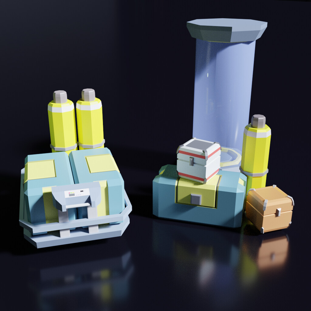 Low Poly Props