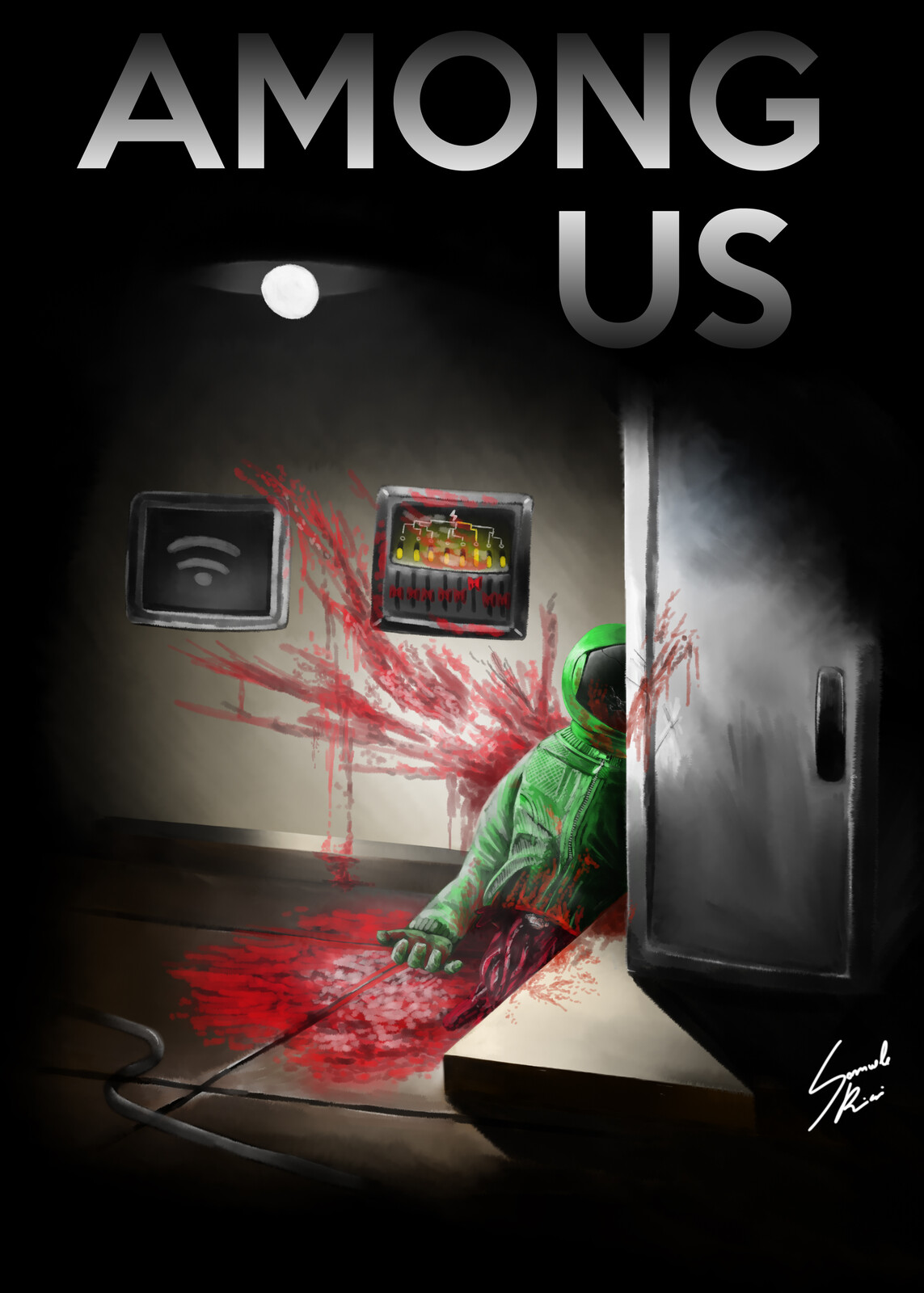Artstation Among Us Fan Art Samuele Ricci