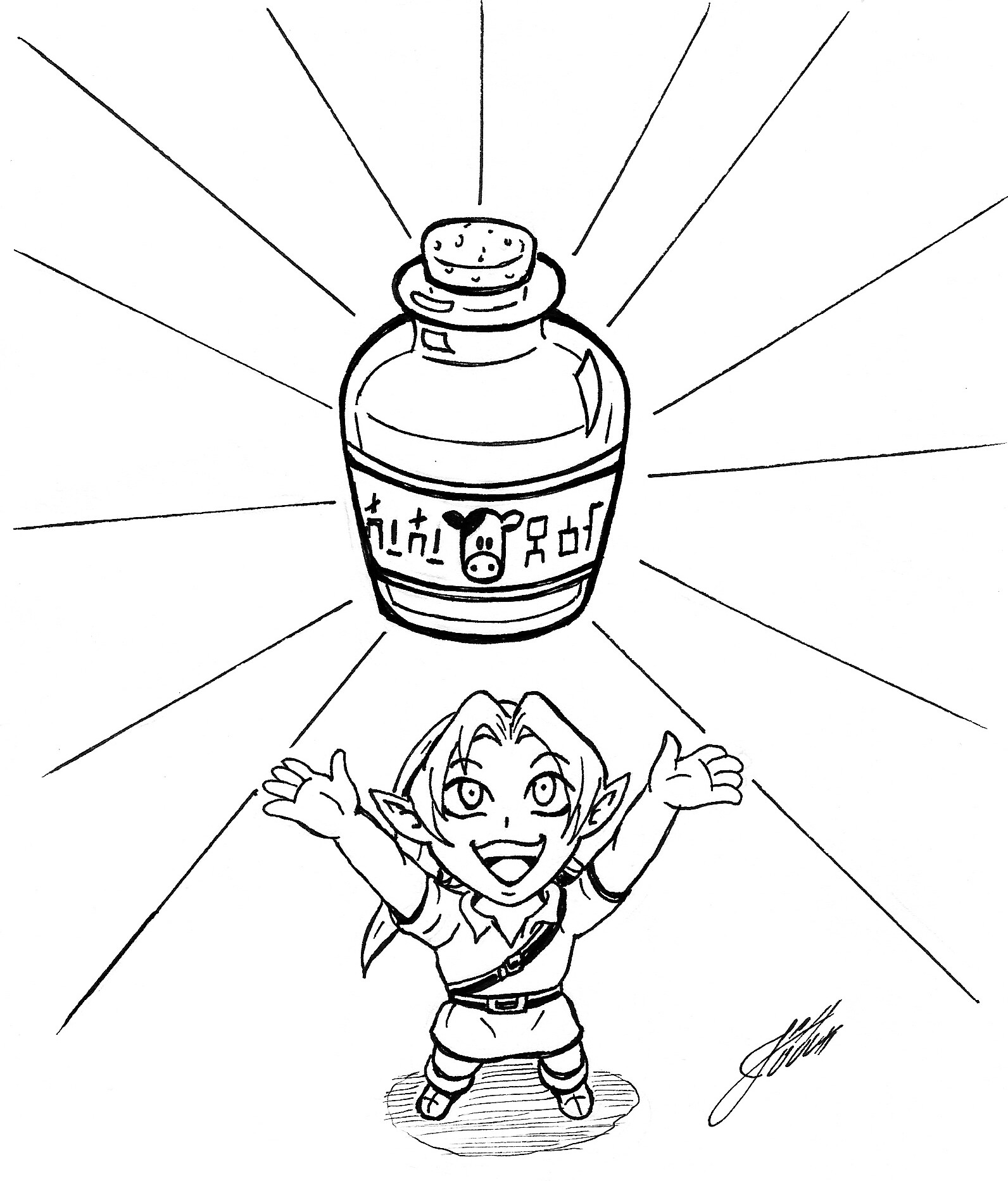 ArtStation - Lon Lon Milk - Ocarina of Time