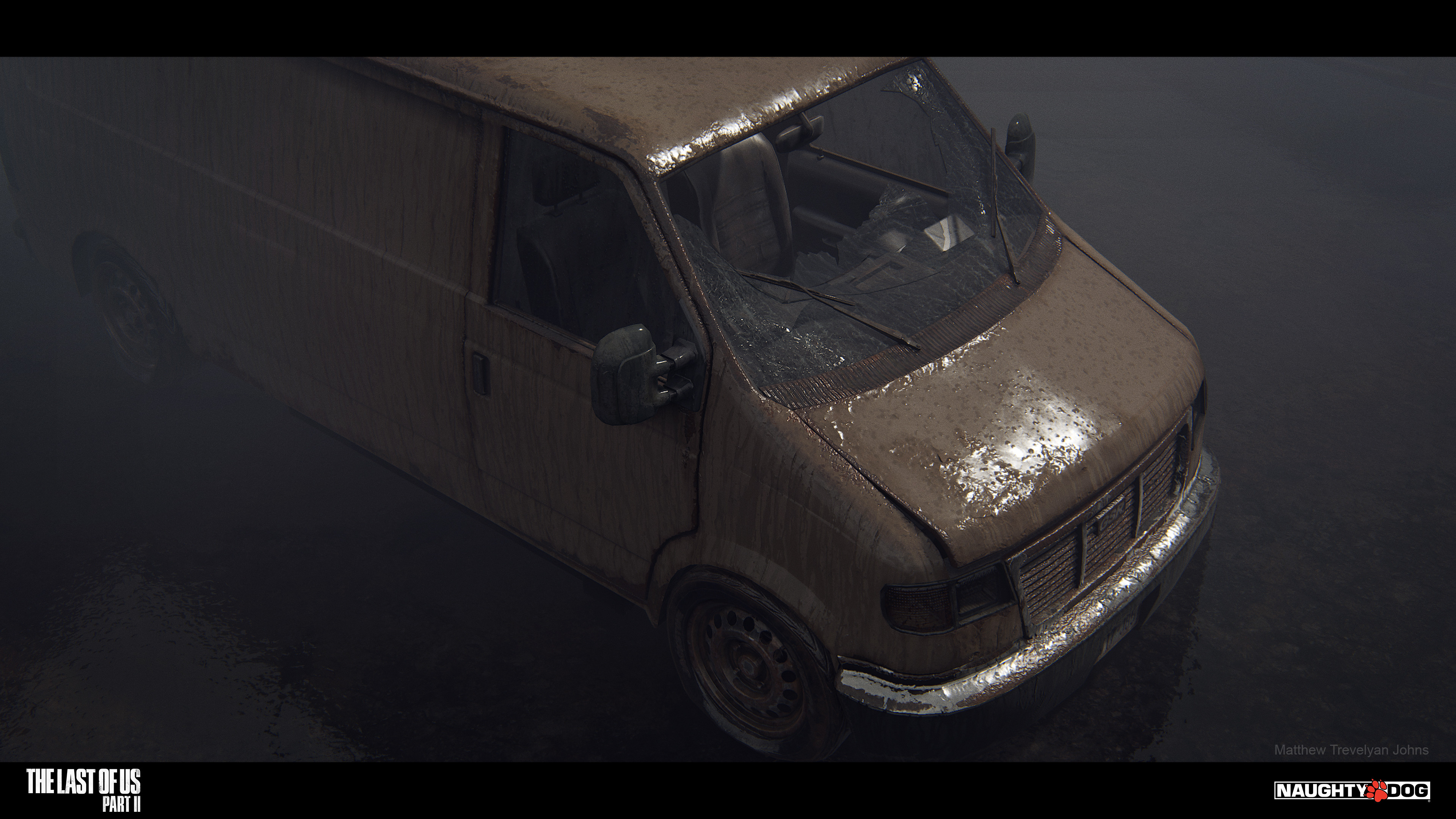 This image is a good example of how the droplets and streaks blended together in game, the transition was relatively invisible and these shaders were only ever applied to stationary vehicles