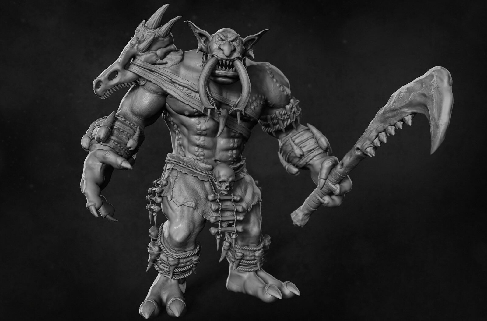 Tauan Bellintani Dire Troll Tauan Bellintani Render Final