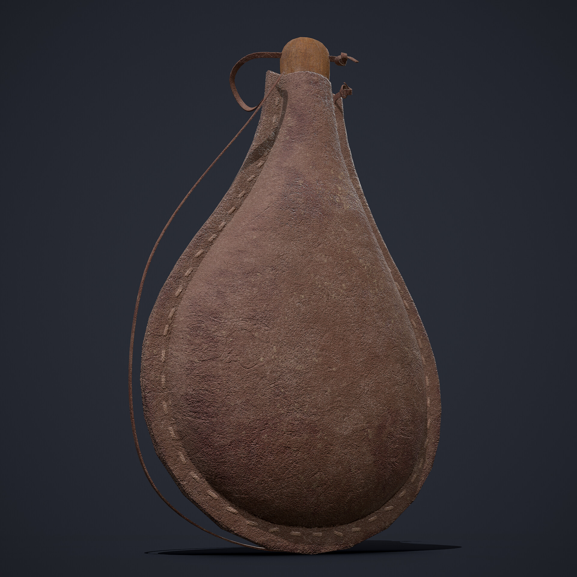 Leather water cheap flask
