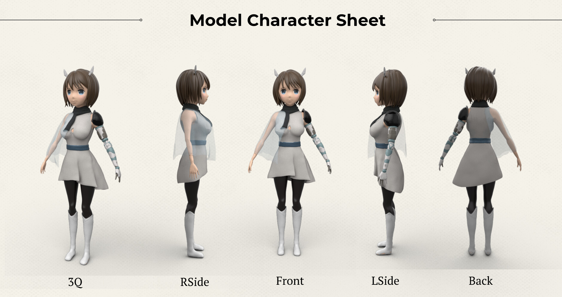 ArtStation - 3D Anime school character generator