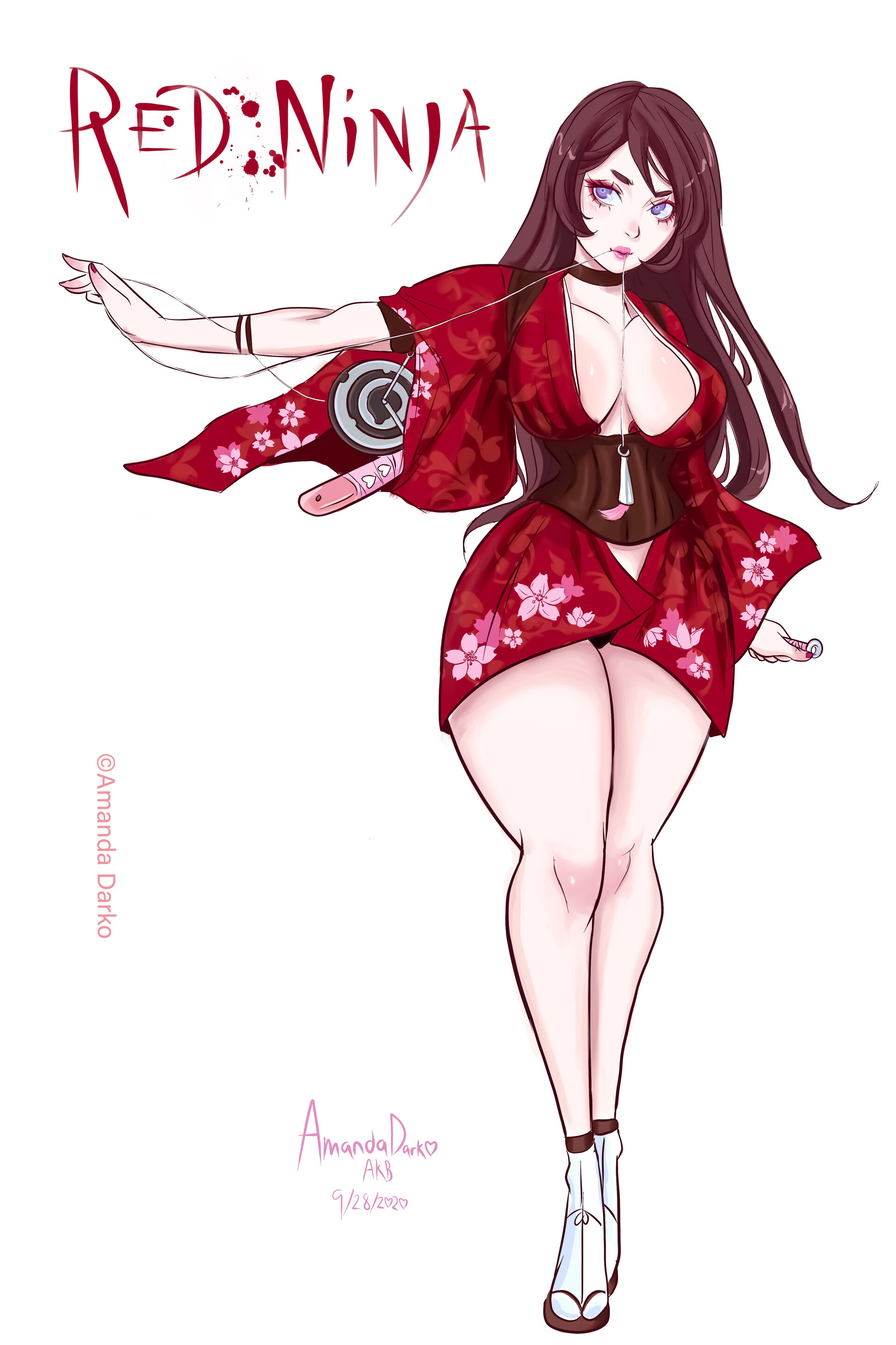 ArtStation - Kurenai Red Ninja: End of Honor