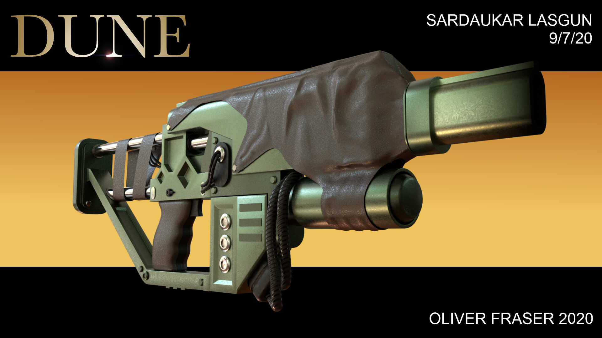 ArtStation DUNE 1984 Lasgun redesign