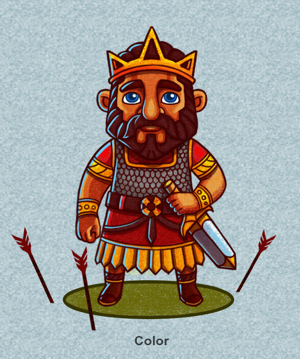 ArtStation - Free time work # King character design # Cartoon # Cartoon  character designs # illustration # simple character designs # sketch #  black & white # color # drawing
