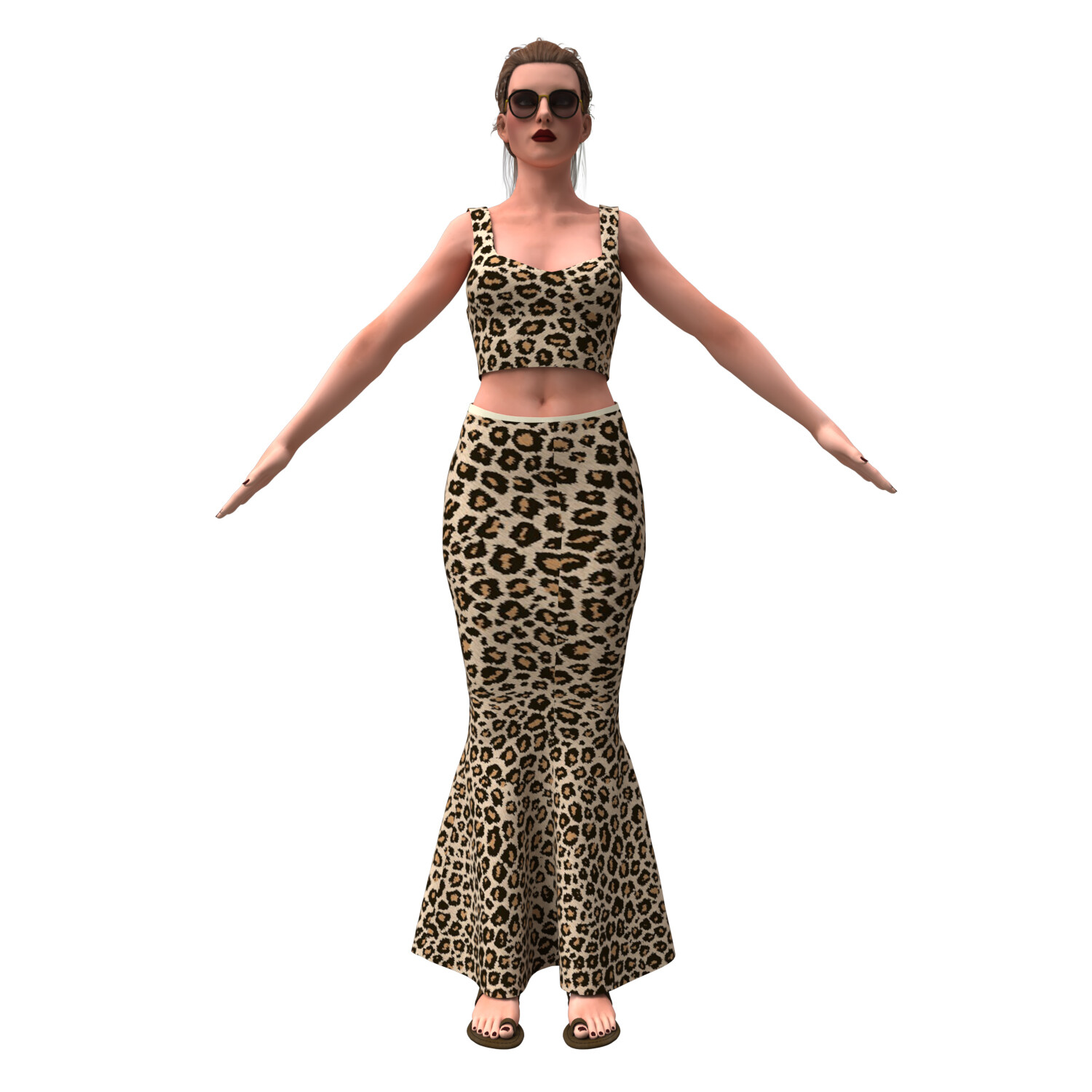 Fishtail best sale skirt 3d
