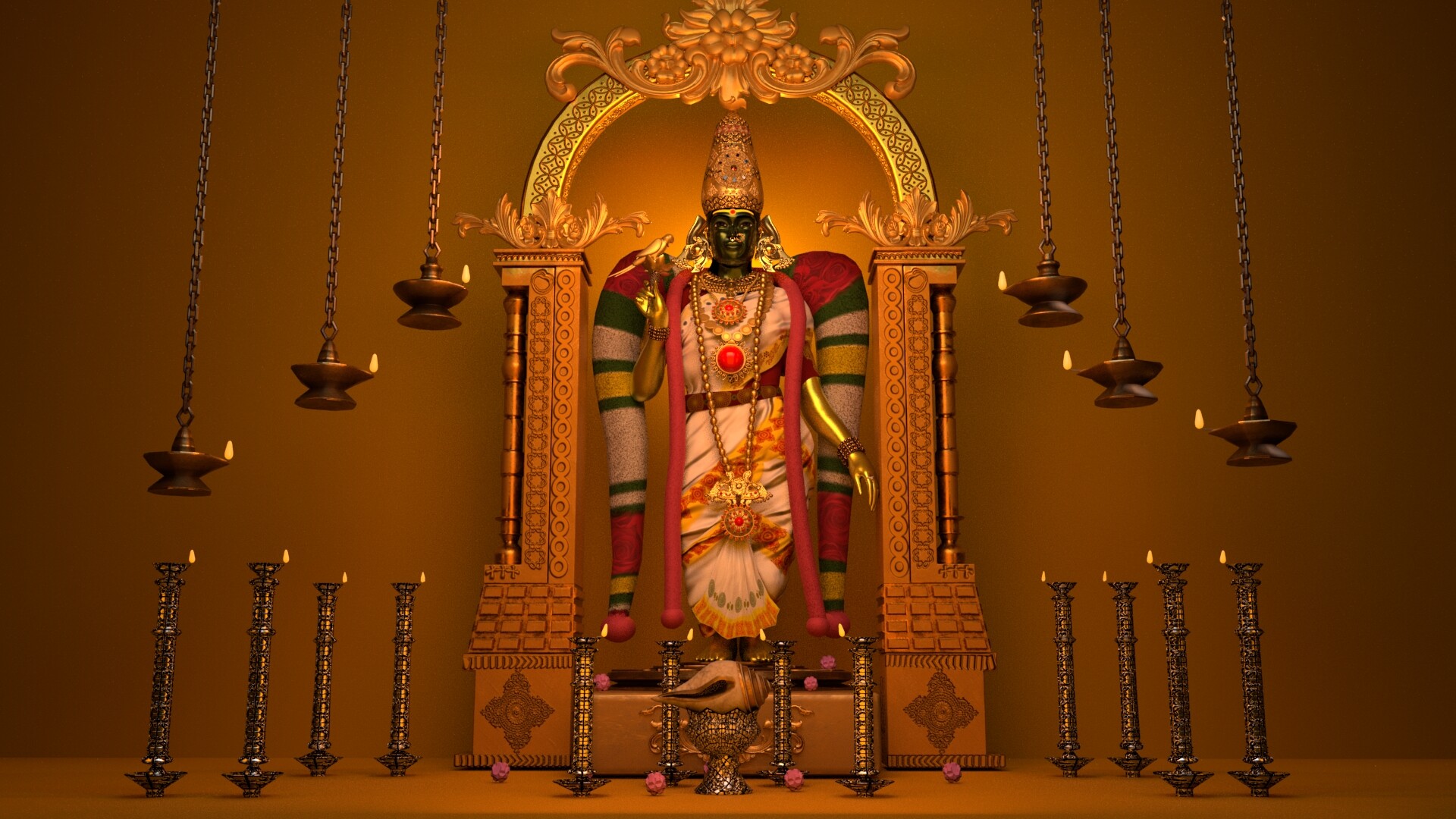 ArtStation - Lord Meenakshi Devi ji 🙏