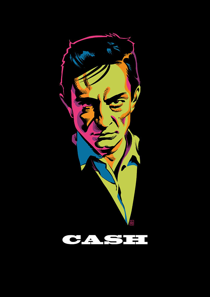 Personal illustration Johnny Cash