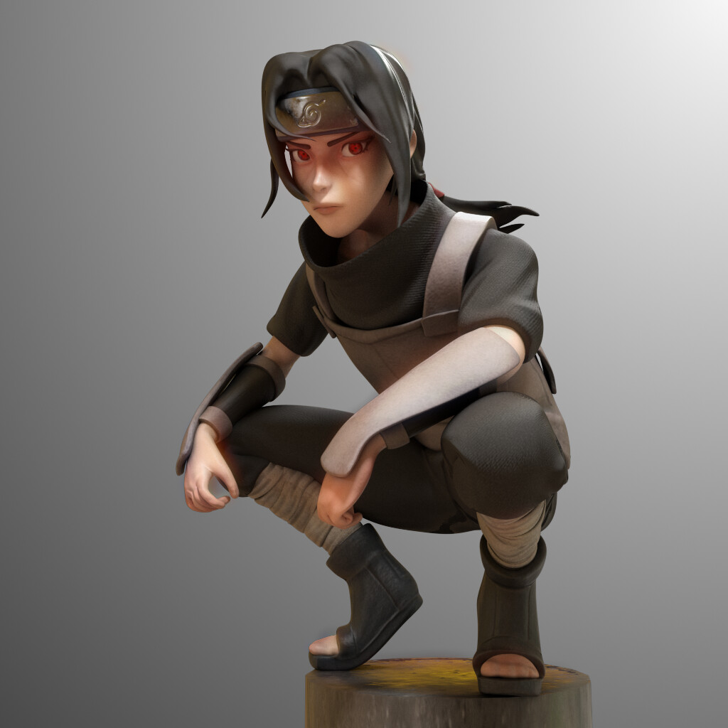 ArtStation - Itachi uchiha from Naruto