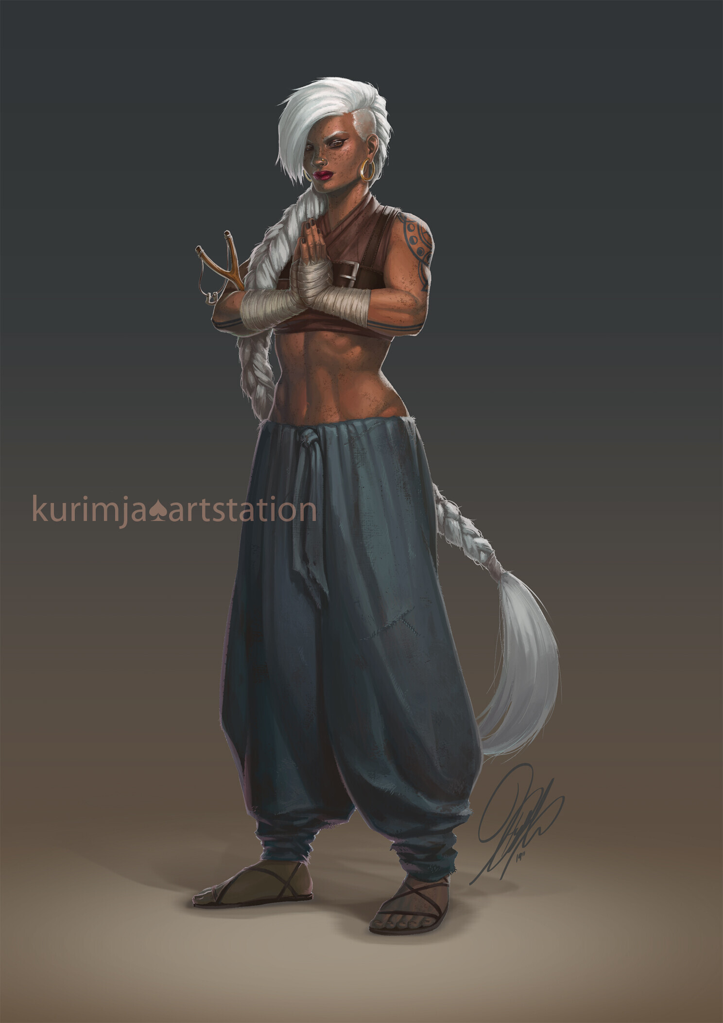 ArtStation Commission Dungeons & Dragons Monk
