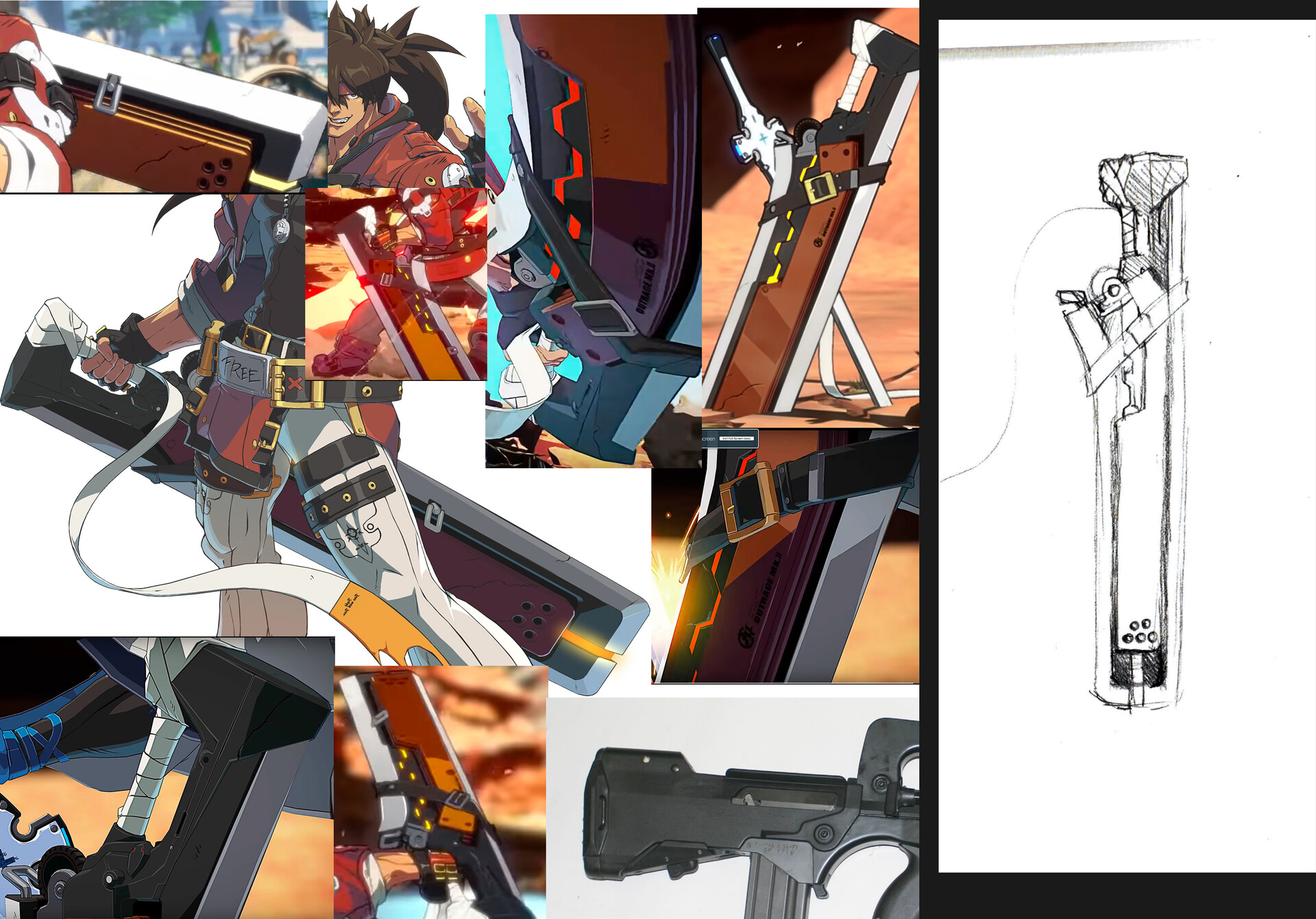 Artstation Sol Badguy S Sword On Guiltygear Strive J Russell Soriano