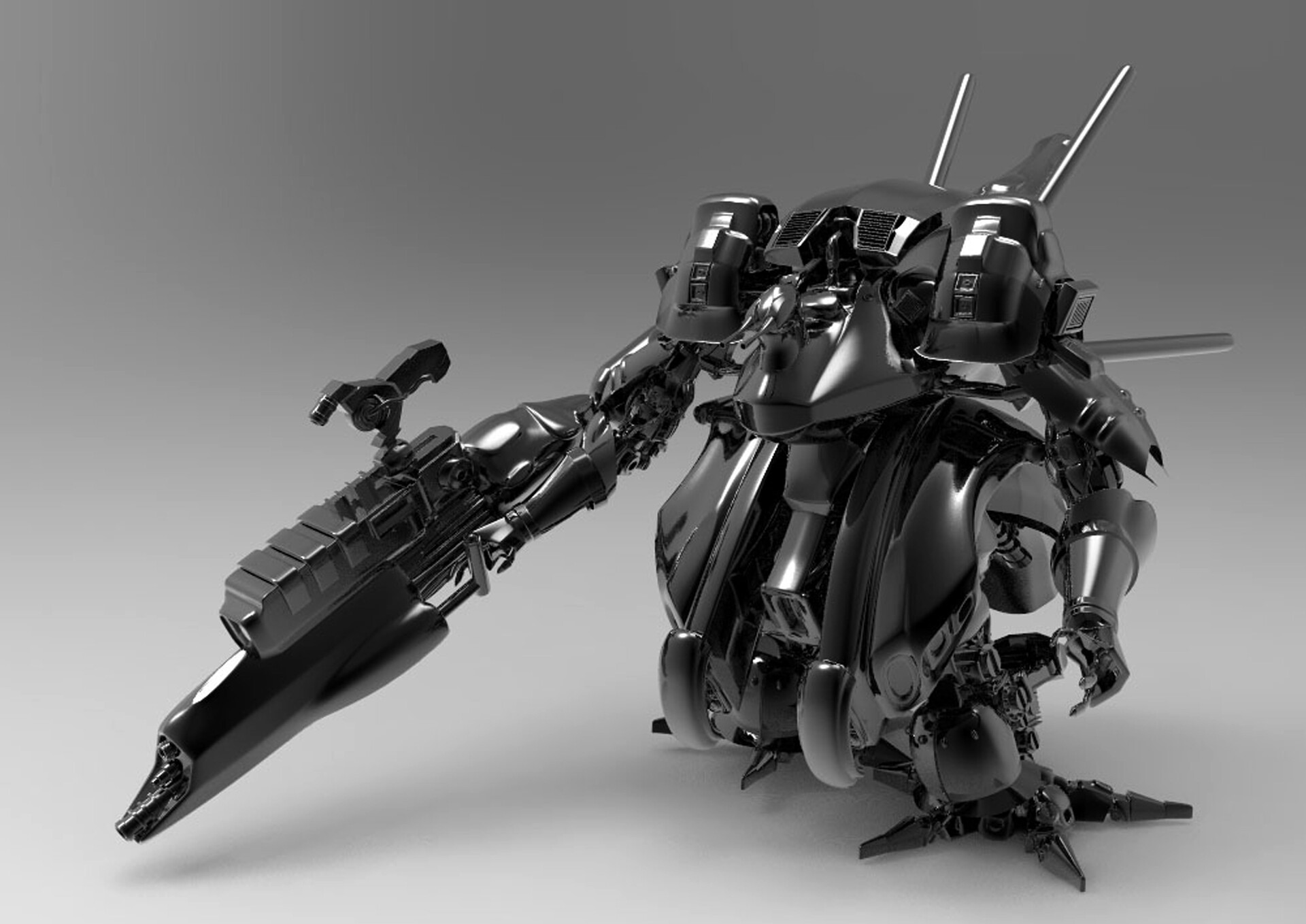 ArtStation - Abakan 2288 mech