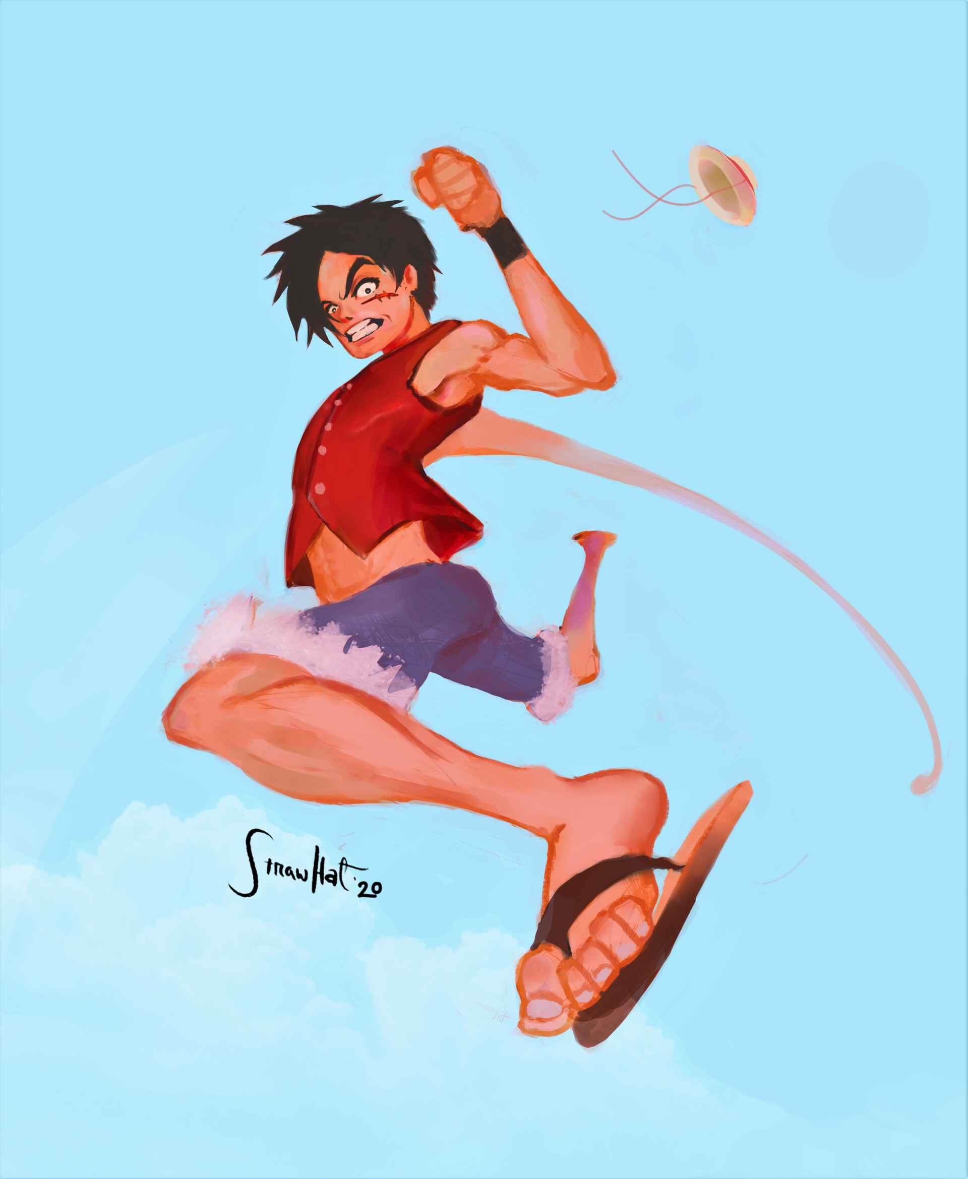 ArtStation - Monkey D. Luffy