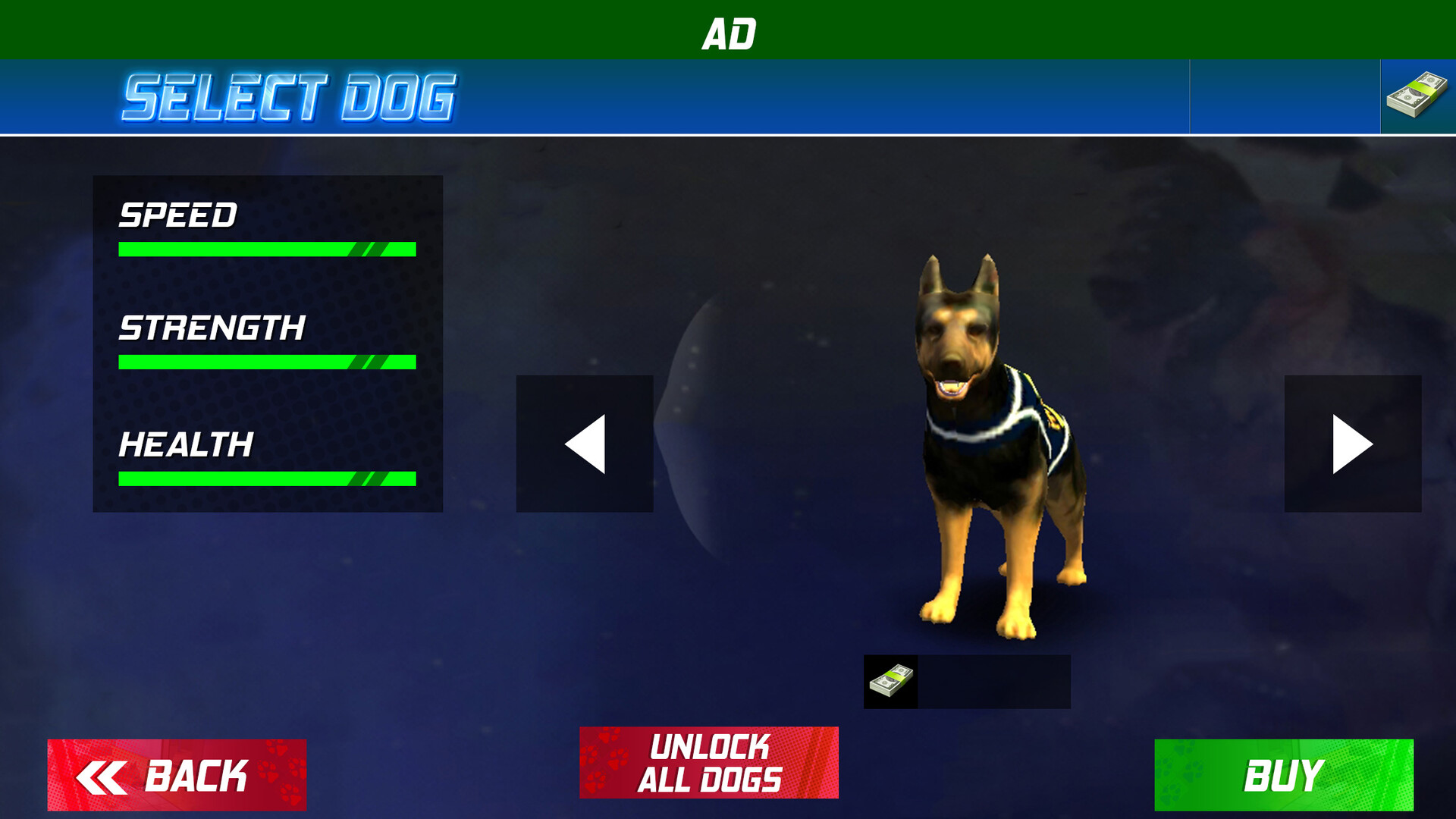 Artstation Gui Police Dog Game Awais Ilyas
