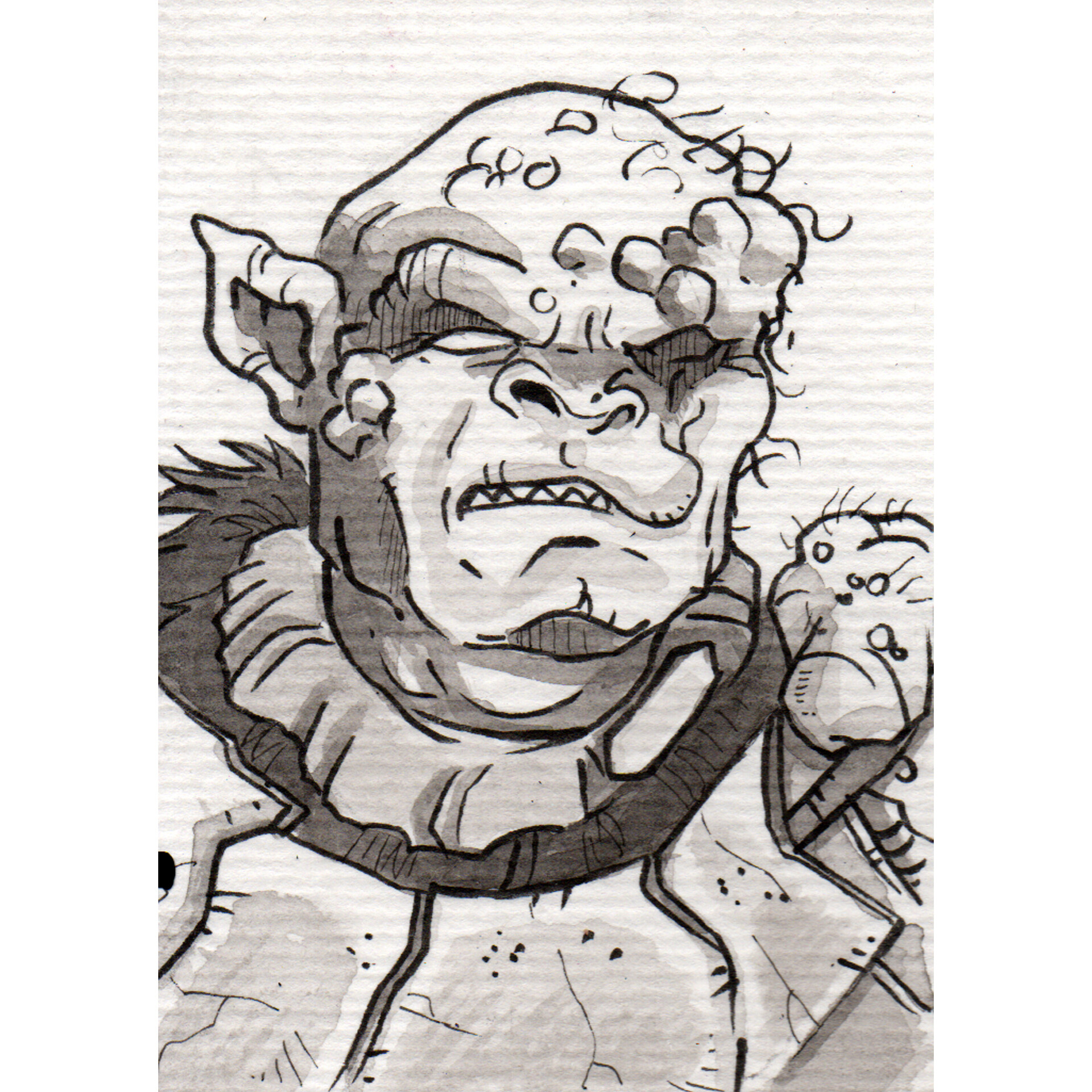 lotr orc drawing