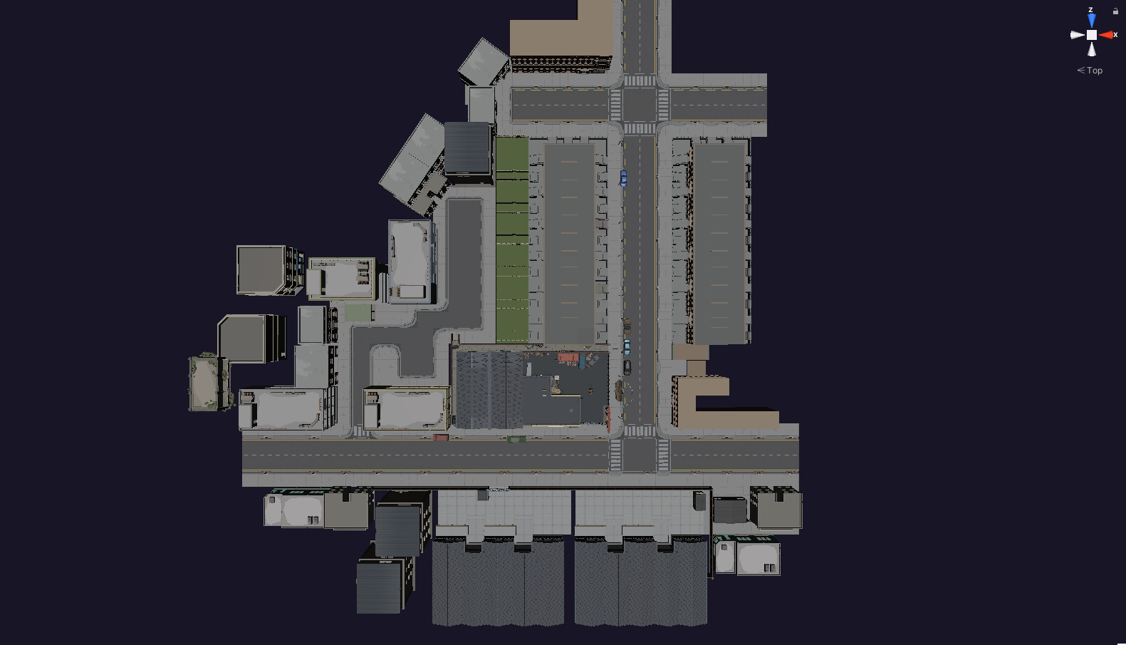 General top view (map in alpha version)