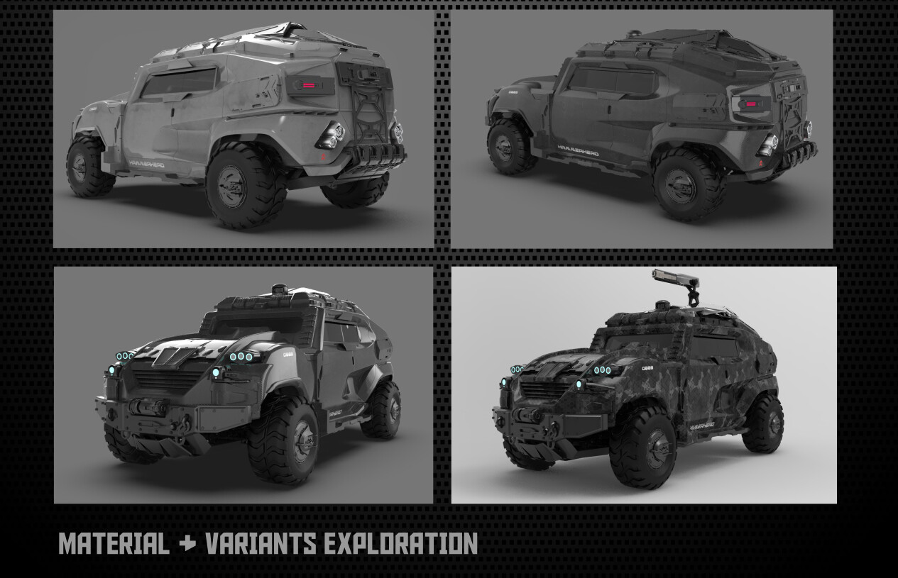 Shwetank Shukla Hammerhead Tactical Response Vehicle A Concept