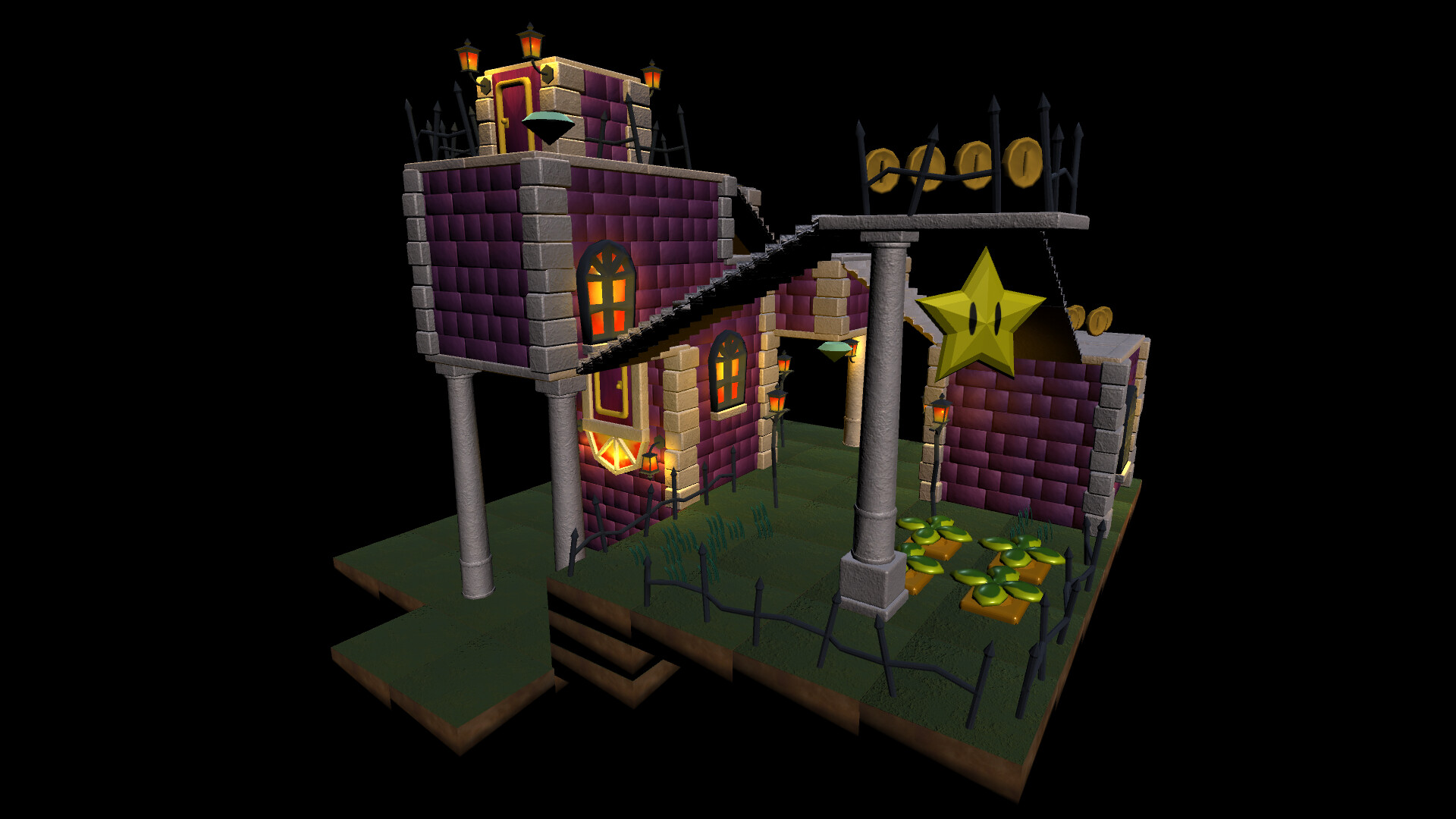 ArtStation School Work, Captain Toad Level Design