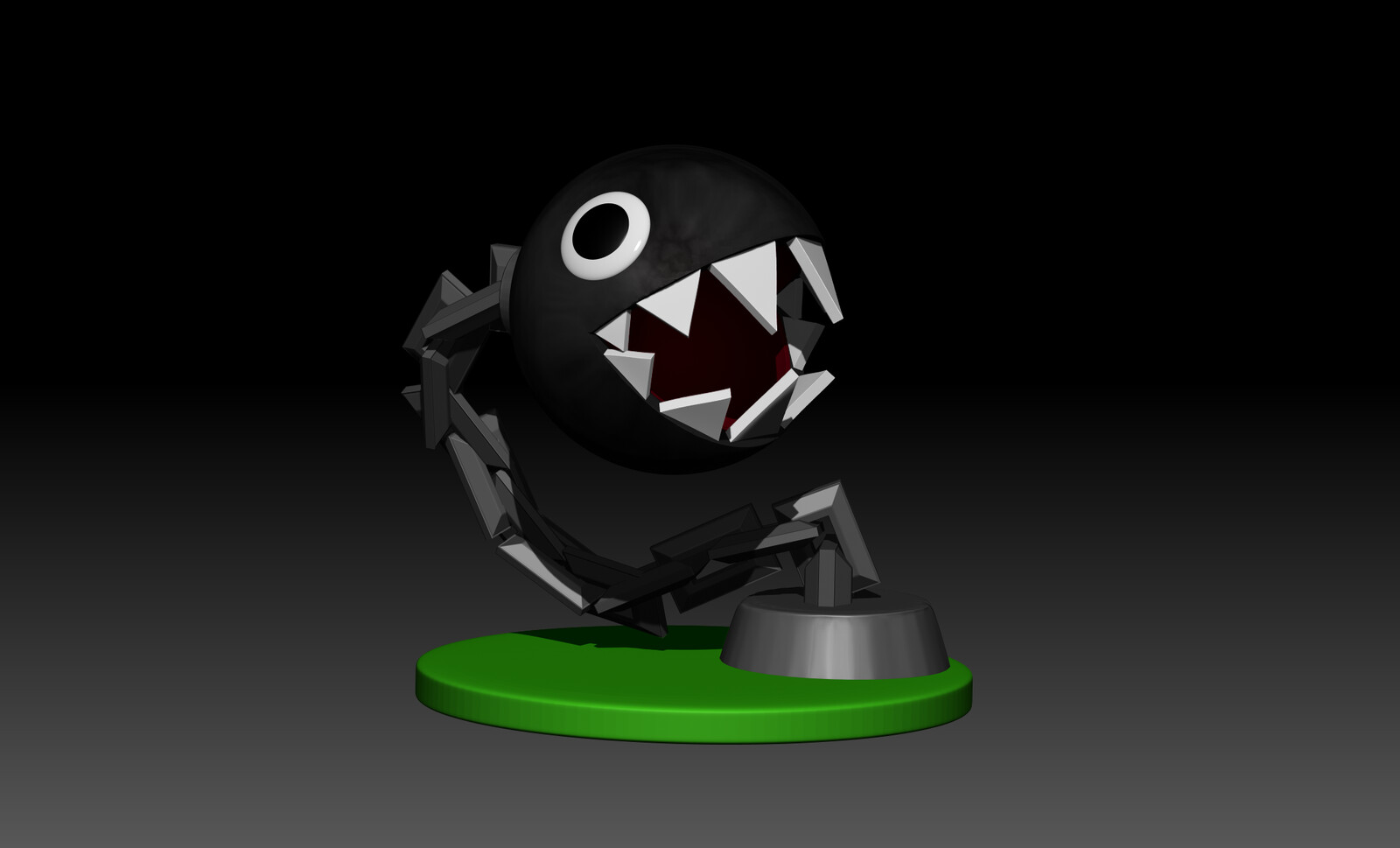 Sculptober 2020 Day 1 Chomp - Chain Chomp