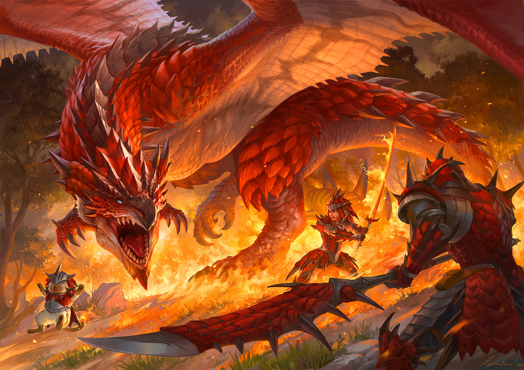 ArtStation Rathalos