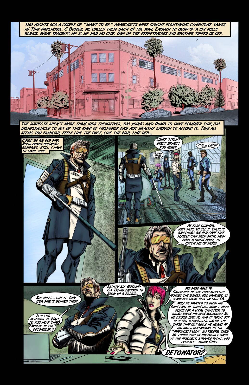 #colors
Chief Titan Entering a crime Scene