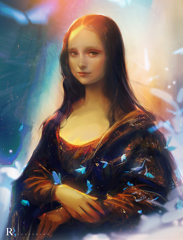 ArtStation - Illustration of MonaLisa