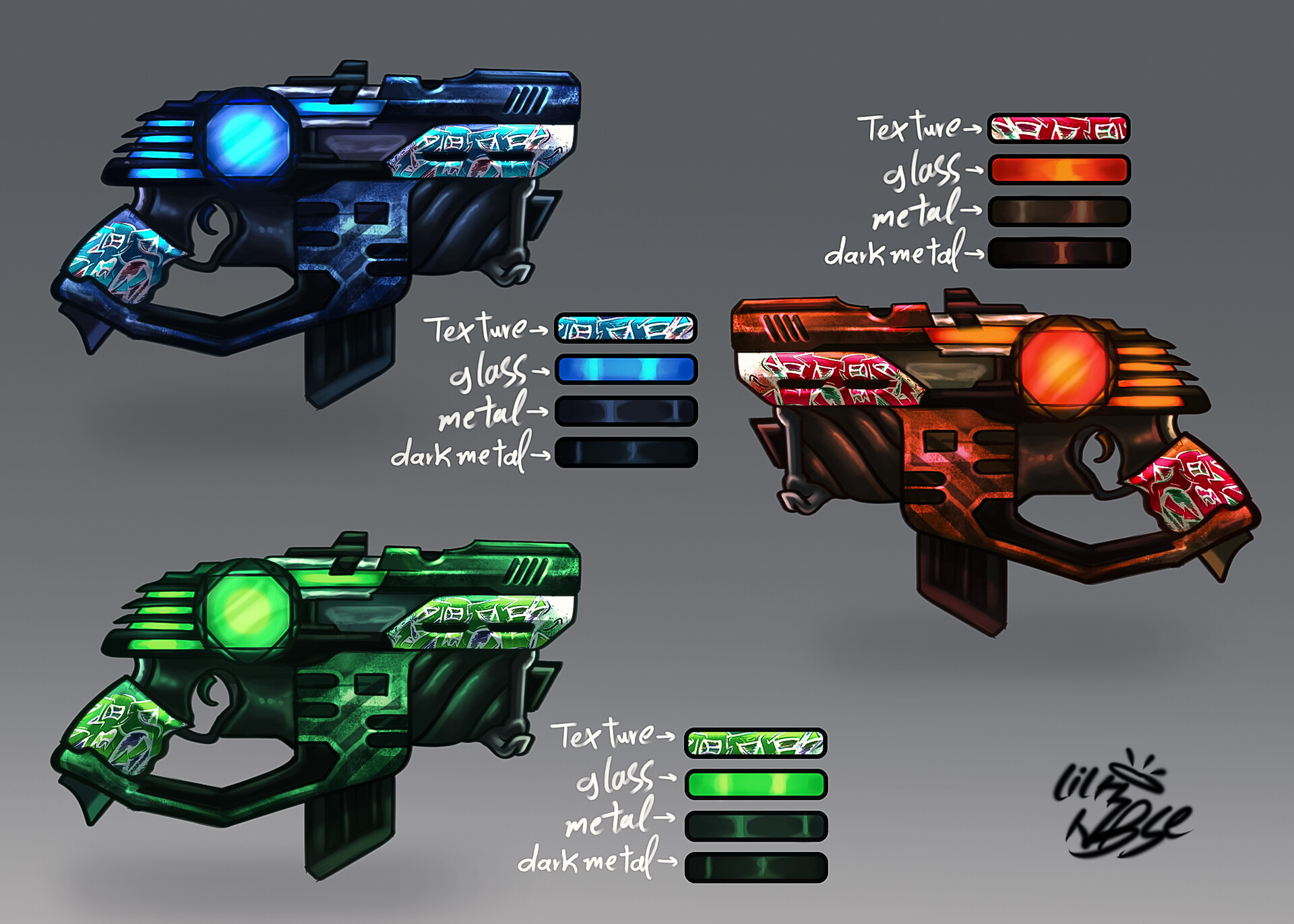 ArtStation - prand new gun for paladins