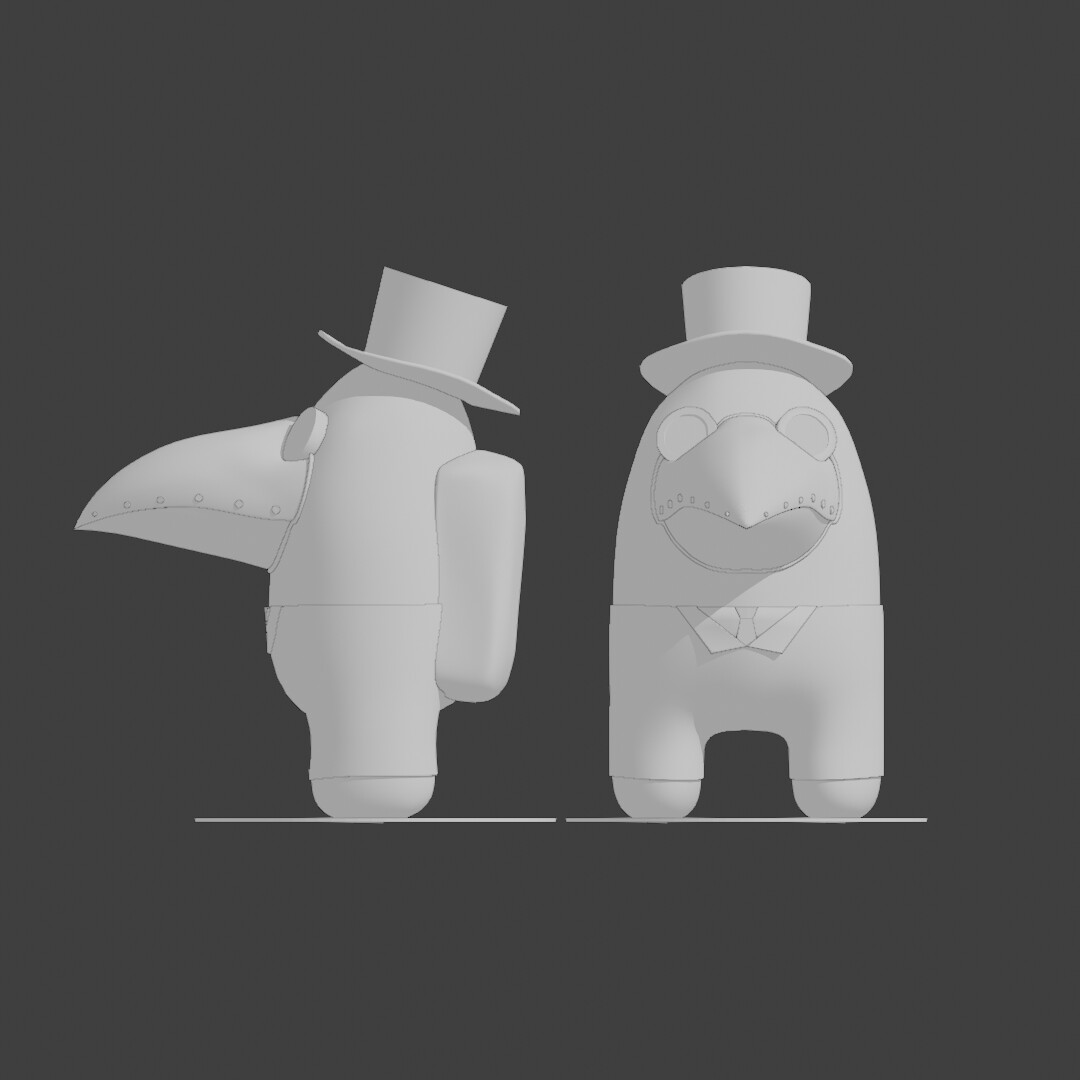 Artstation Among Us Plague Doctor Fadhli Yahya