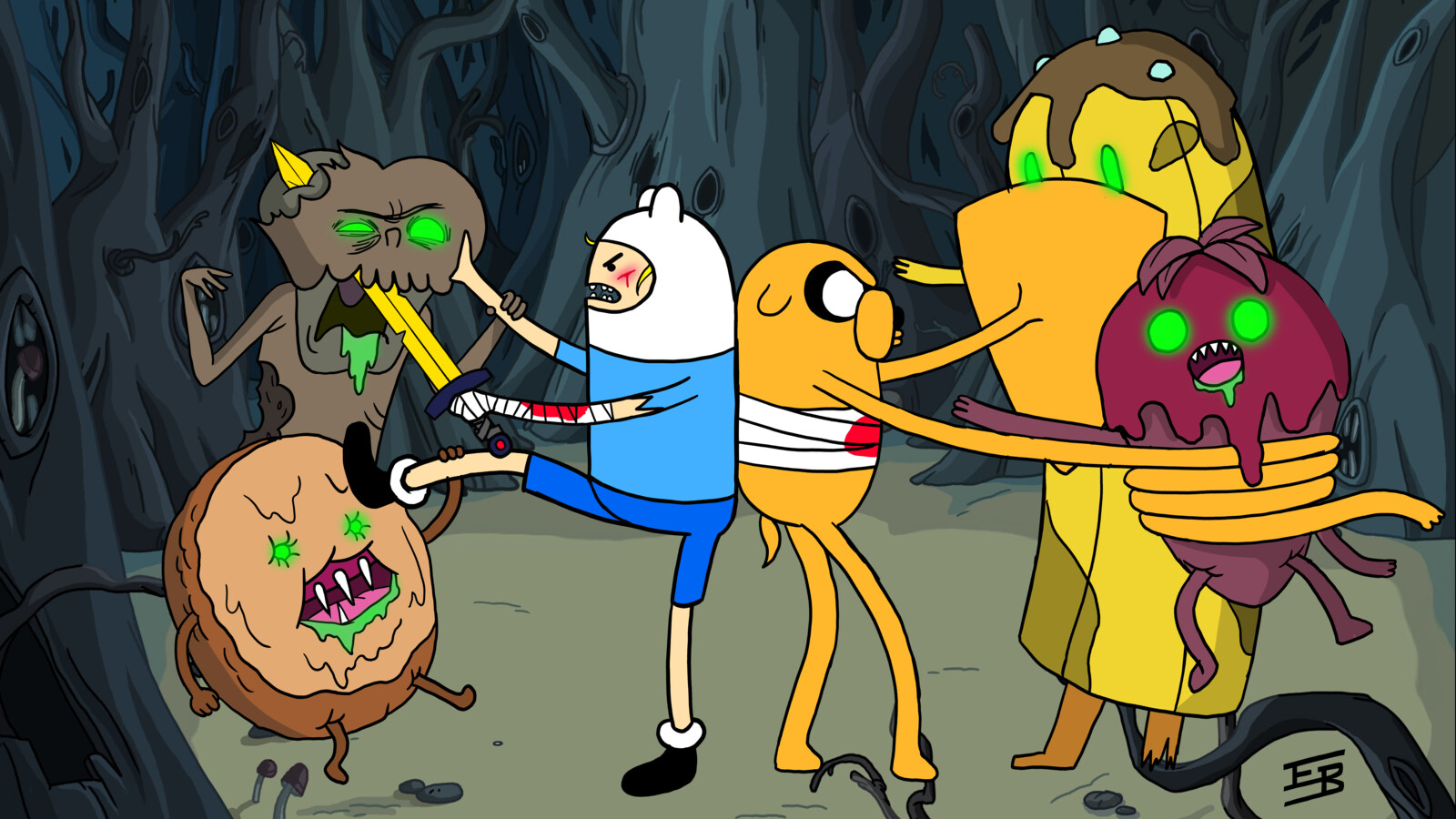 Elissa Bonavia - Finn and Jake v. Candy Zombies