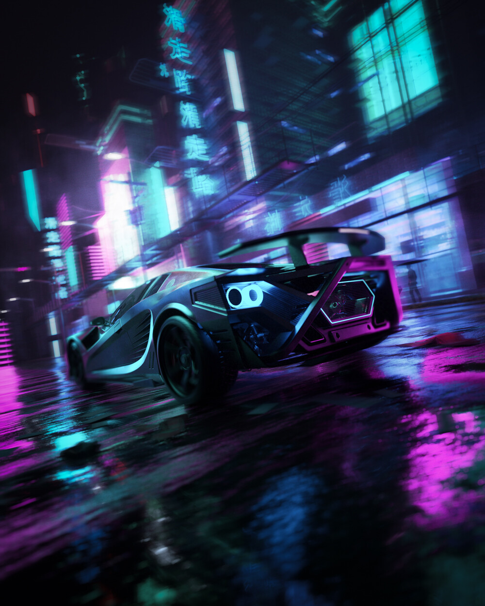 Car model by: 
Johann Delestree