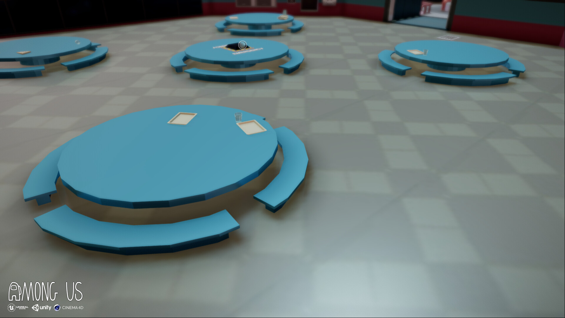 Artstation Among Us Skeld 3d Map Mashwishi