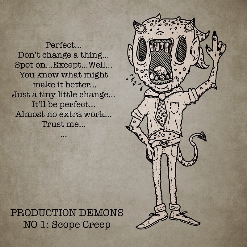 Production Demons. A Series.