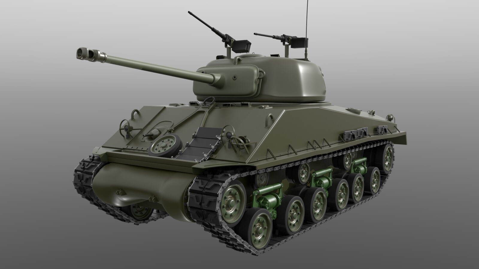 Sherman Tank Mesh