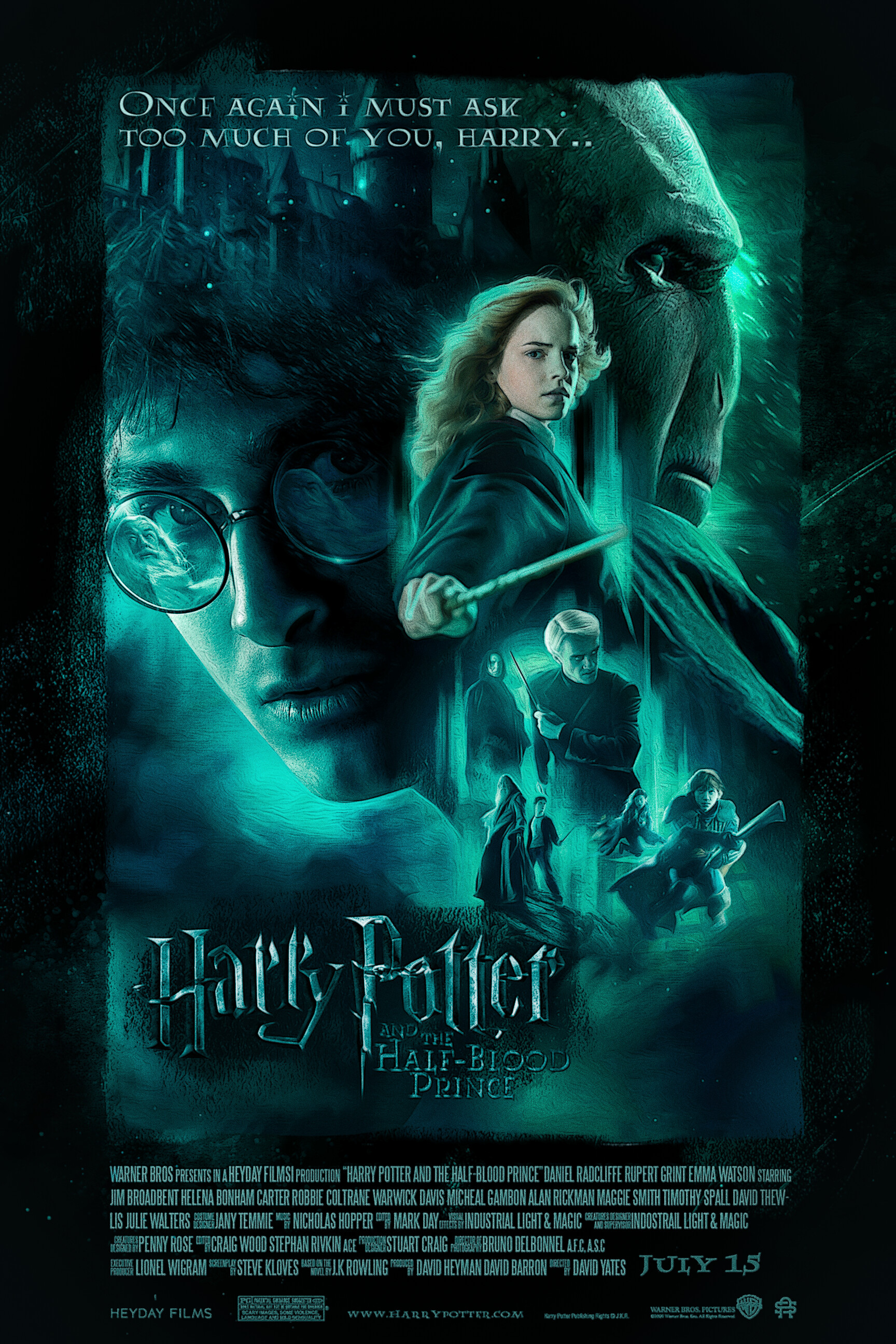 Harry Potter And The Half Blood Prince Movie Poster - Harry Potter And The Half Blood Prince Free Online Movie
