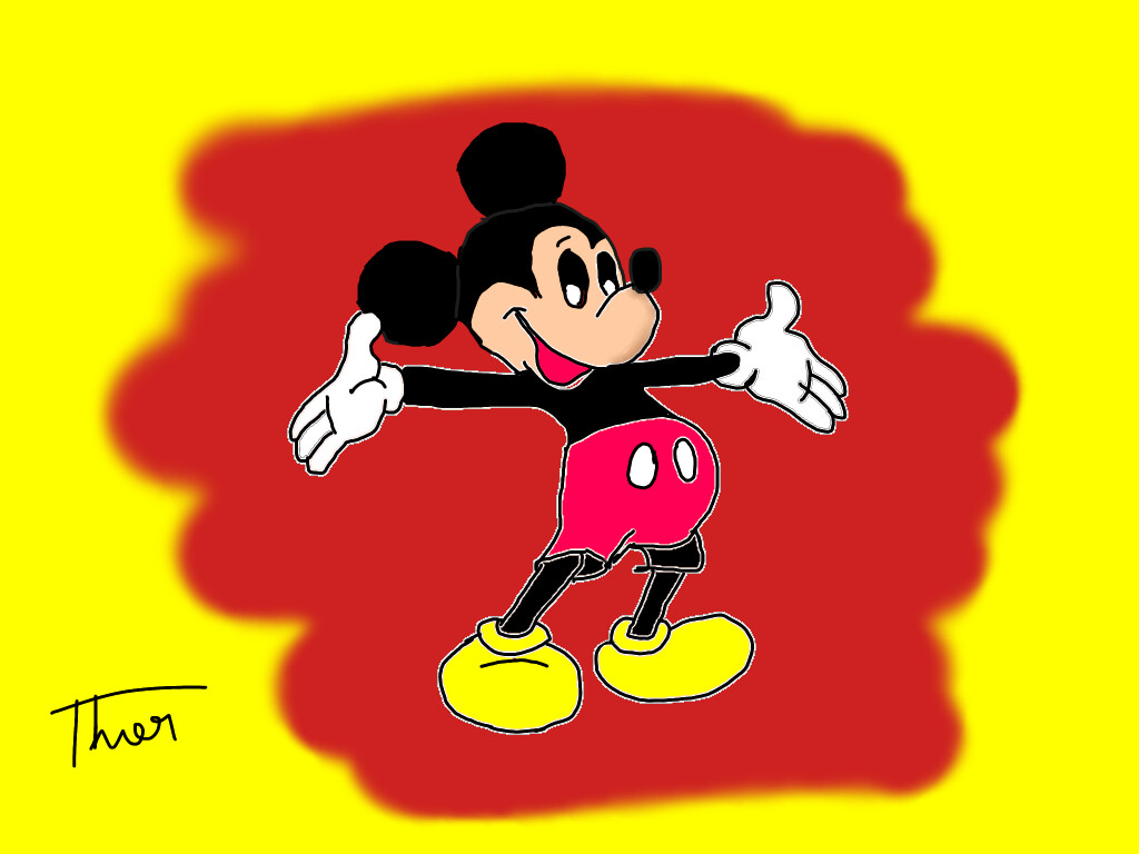 ArtStation - Mickey Mouse art