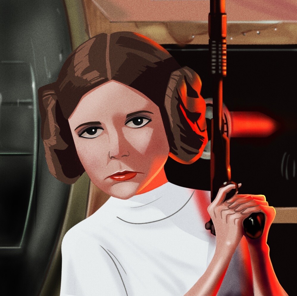 ArtStation - Princess Leia