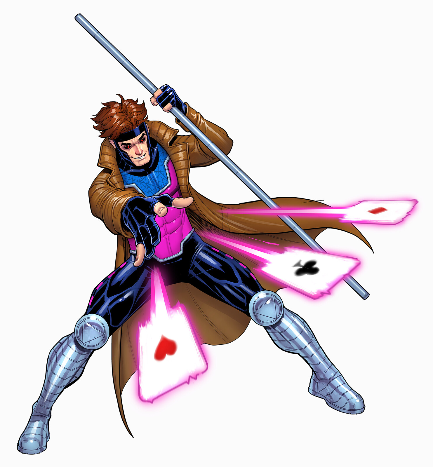 David Nakayama - Gambit | Marvel Legends Box Art