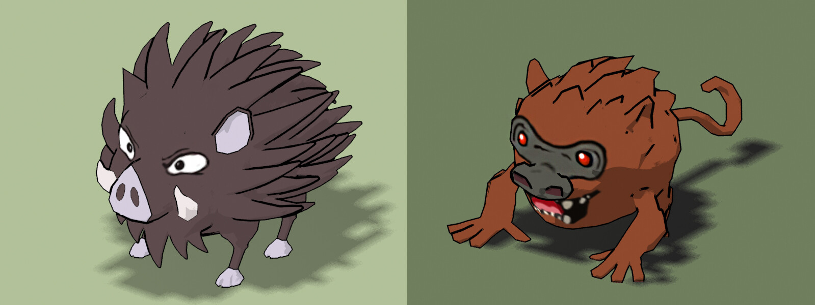 Monster models and textures from Path of Zuko