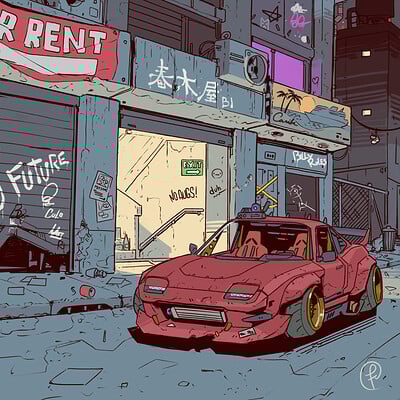 ArtStation - Zera and the city of endless night