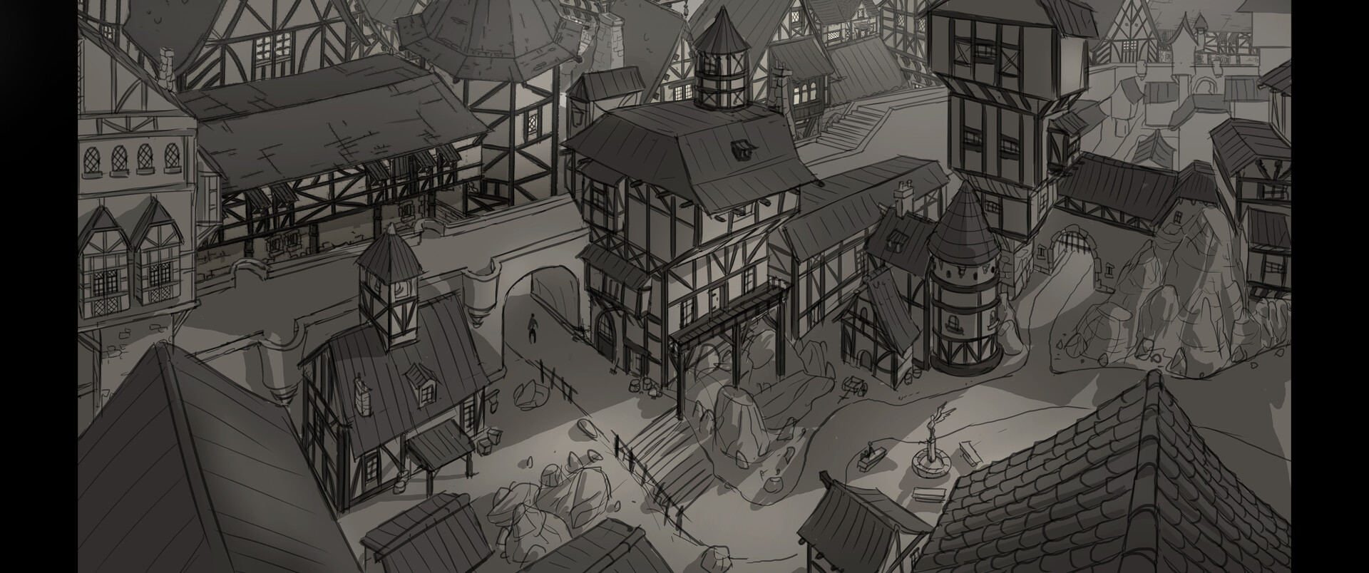 artstation concept art pour un film d animation medieval fantastique 2019 gwen vibancos
