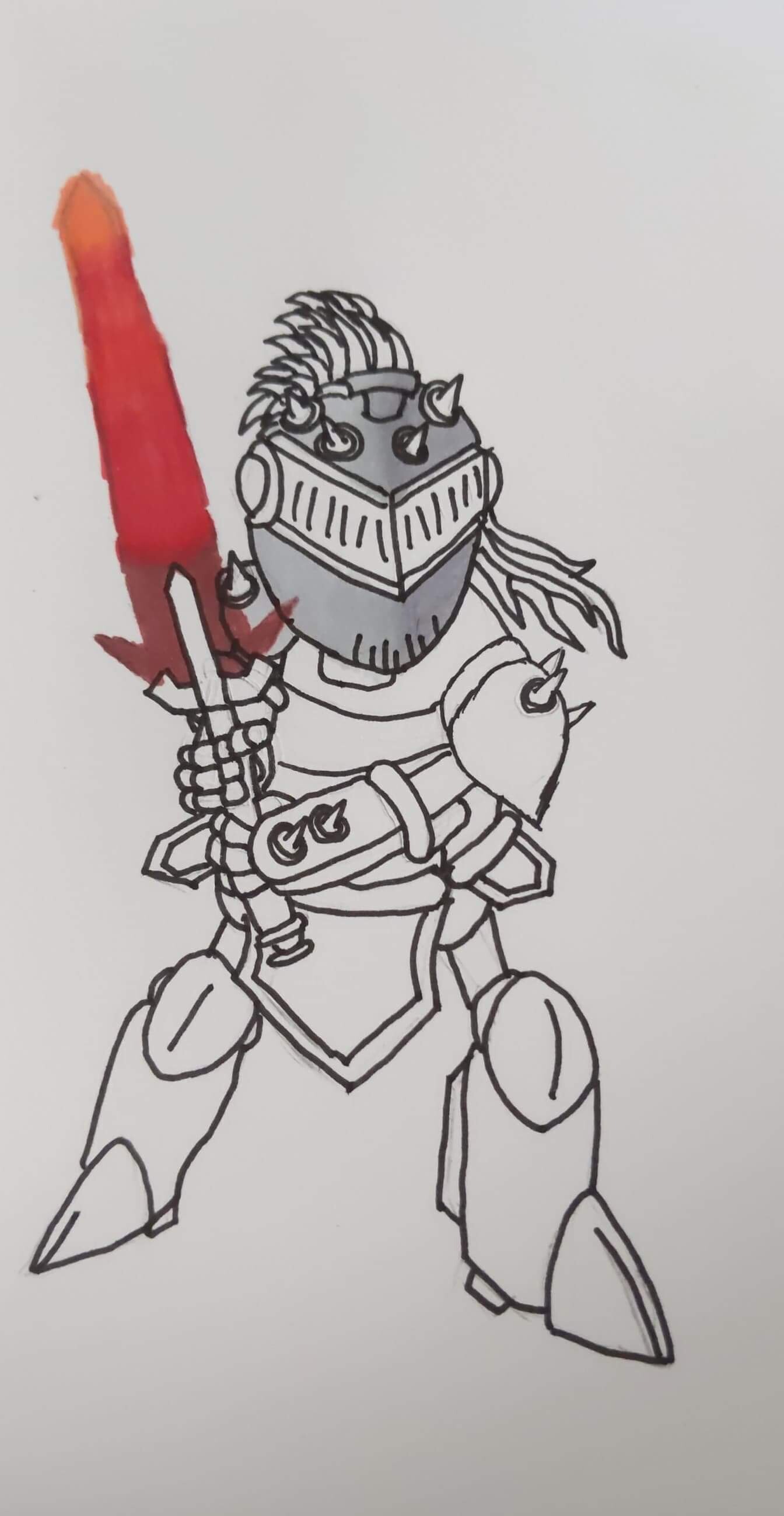 Ciaran Christie New Character Design Burning Blade