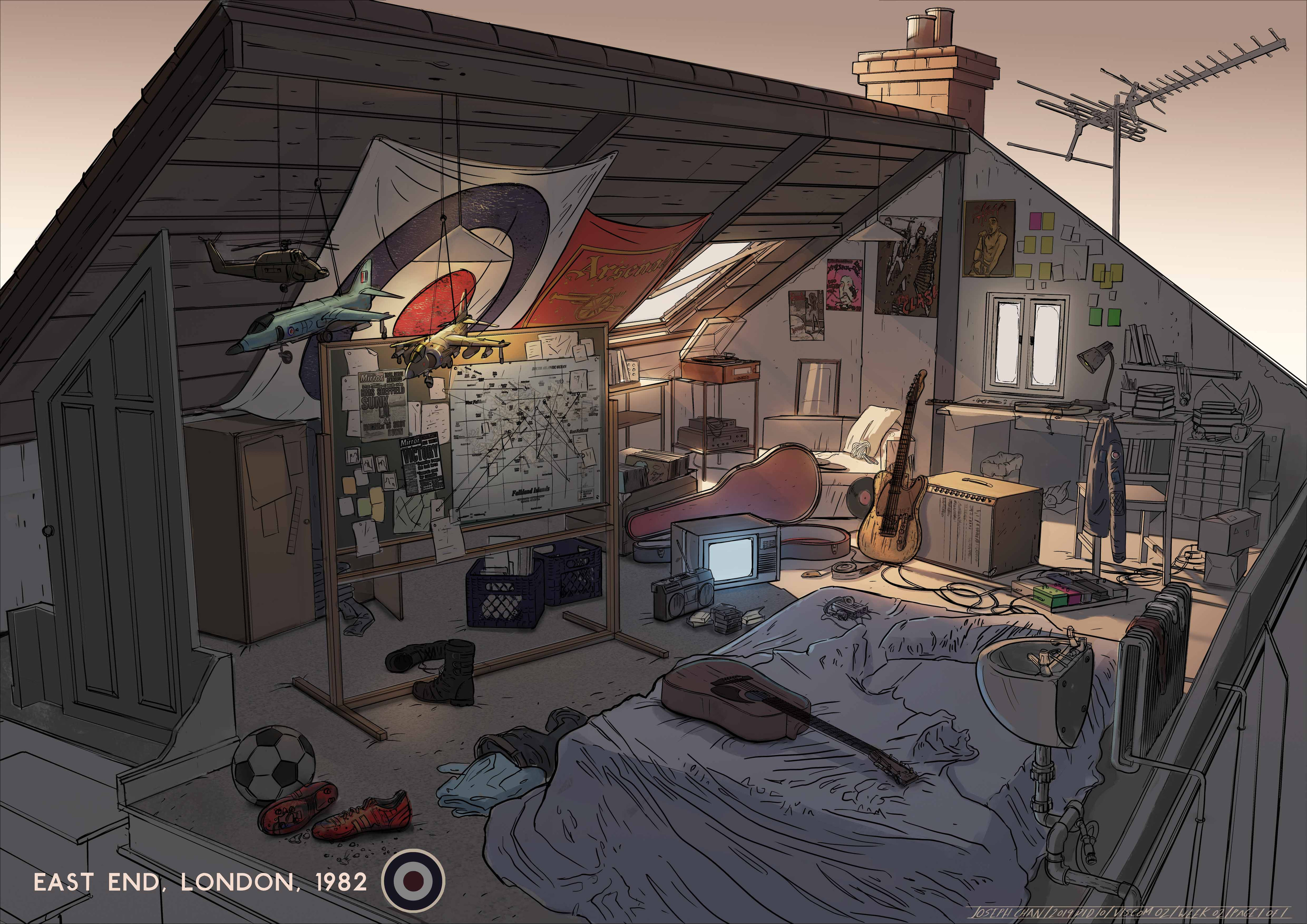 Teenager's bedroom