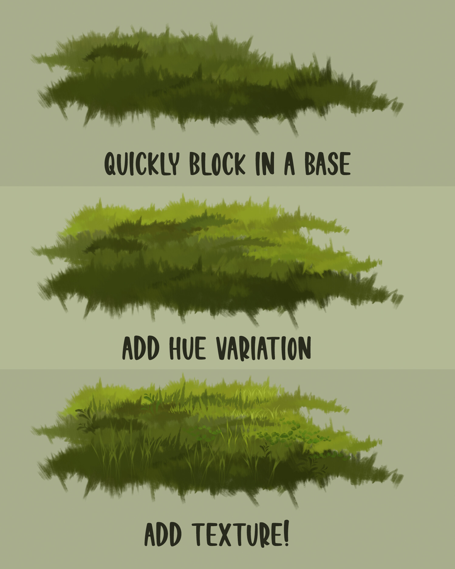 Free Grass/Foliage Brushset (PS CC & Procreate) .