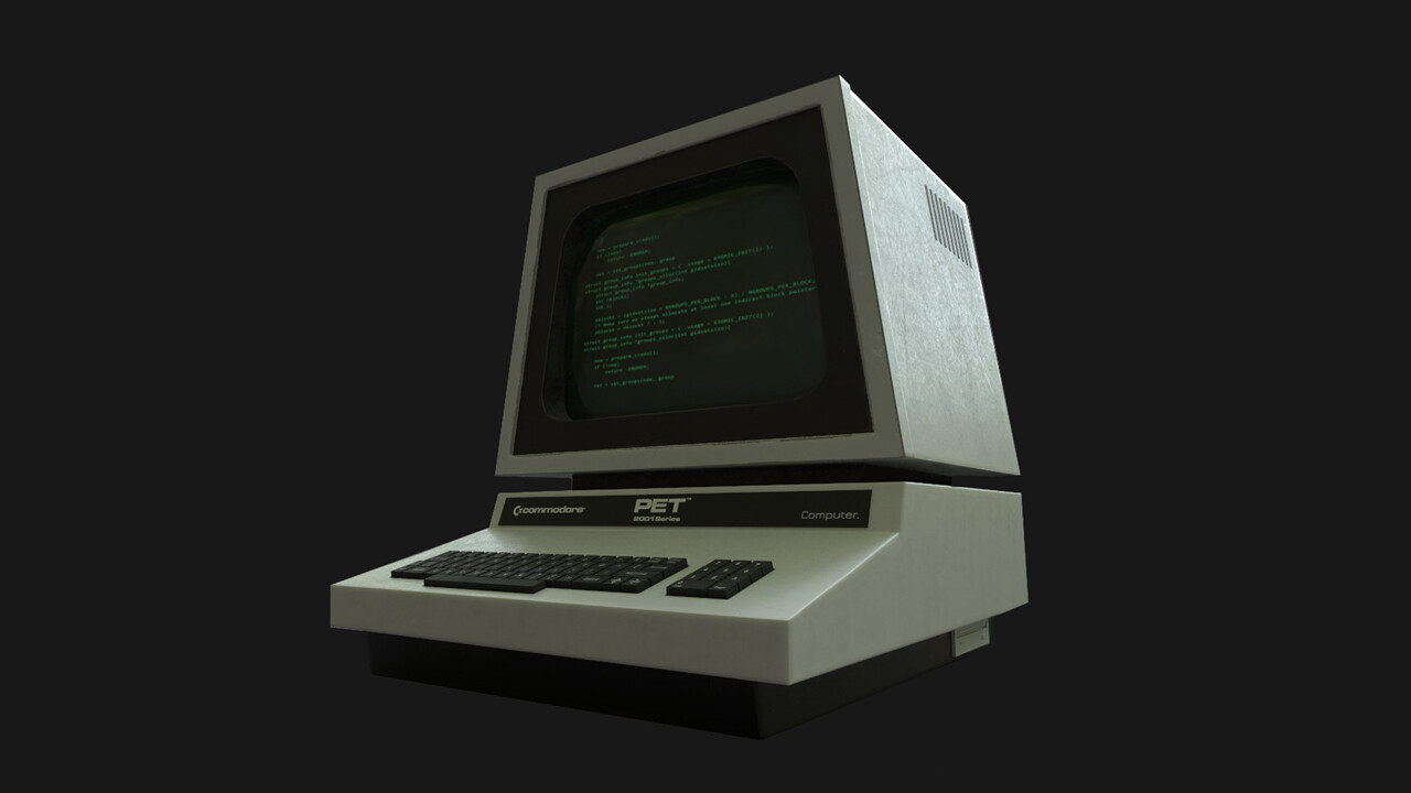 ArtStation - PET Commodore (retro computer)