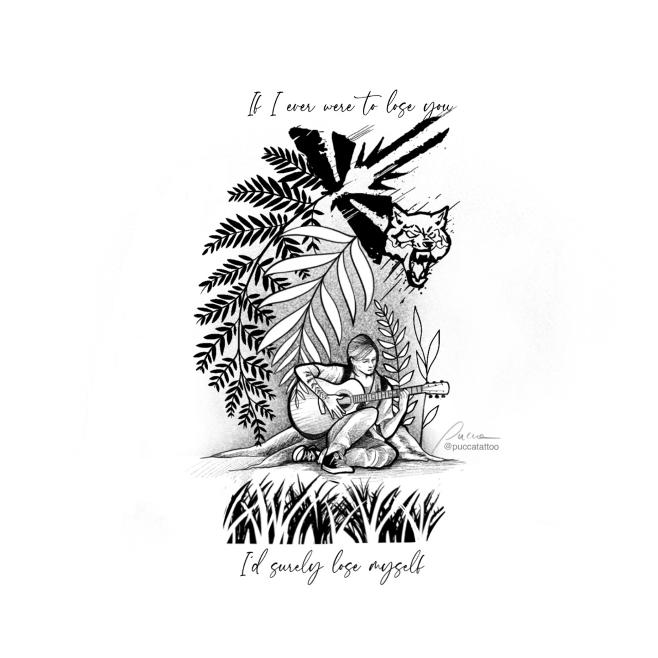 The Last Of Us Tattoo Ideas ArtStation - The Last of Us tattoo Design