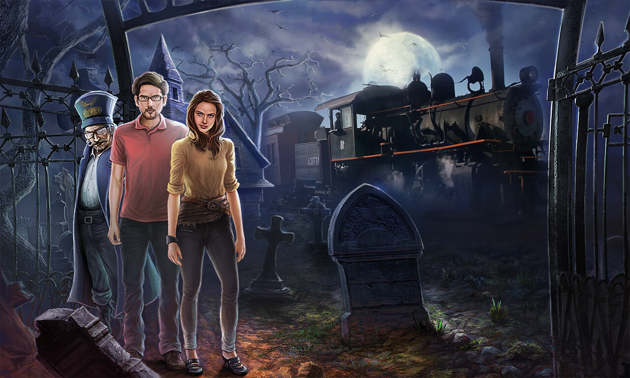 ArtStation Ghost Train Hidden Object Game (PC)