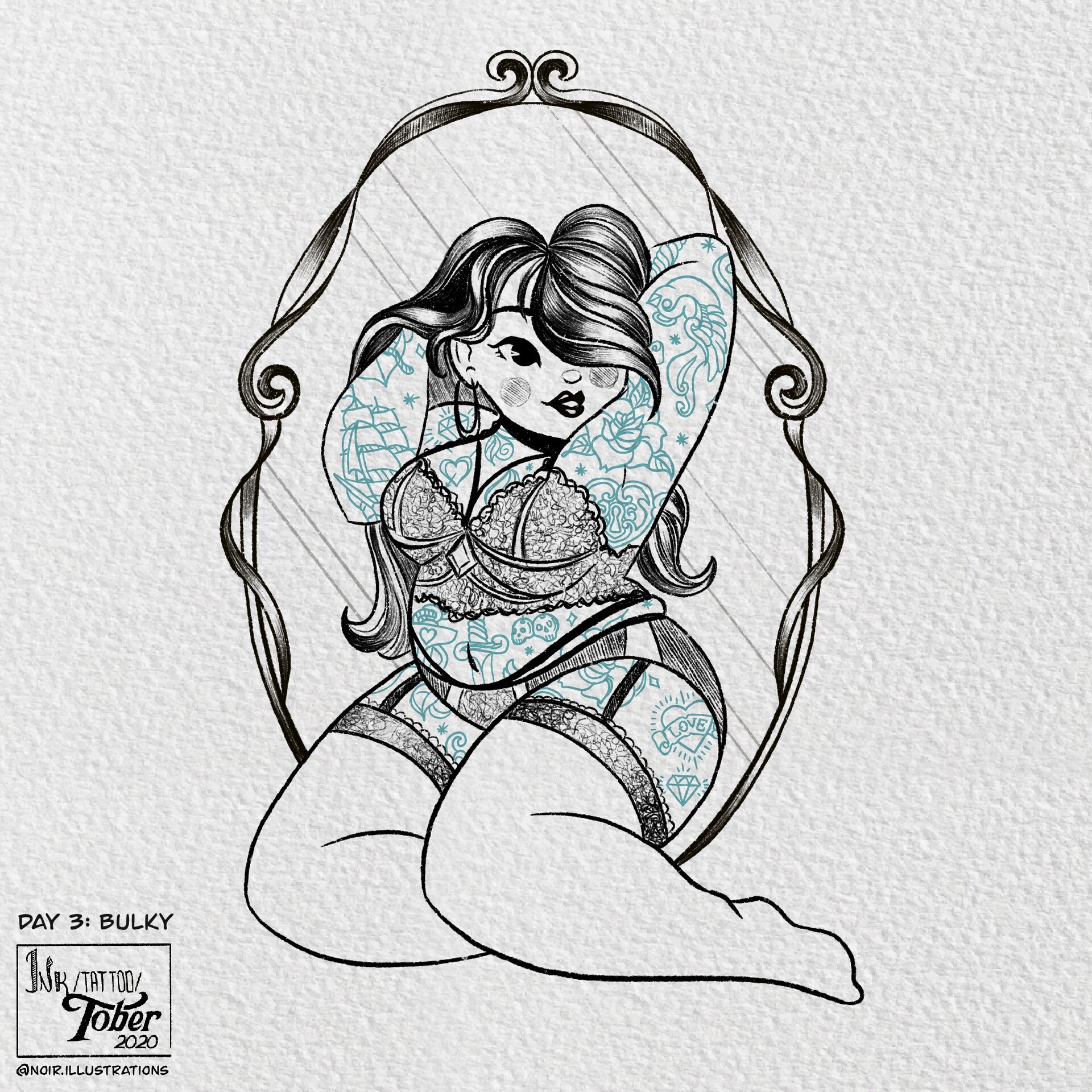 Plus Size Pin-Up Tattoos That Turn Heads