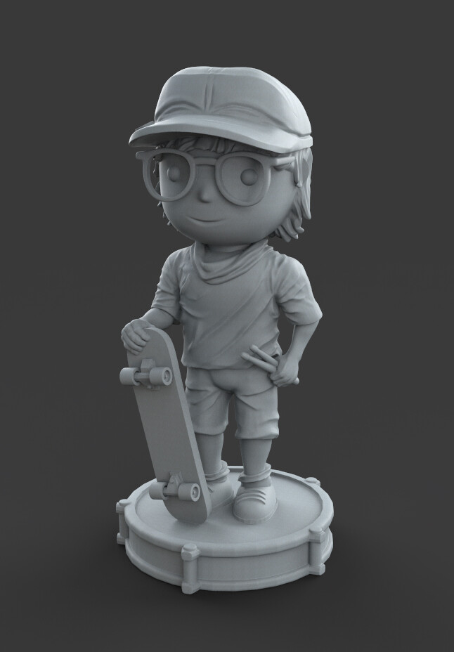 A quick render prior to printing
